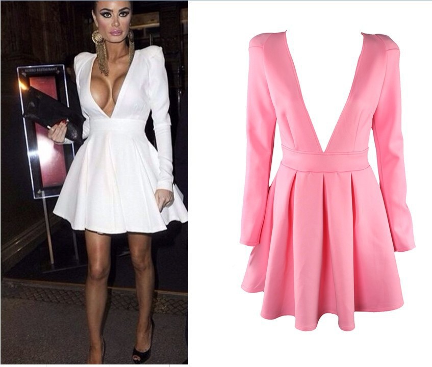 fit and flare sexy dress