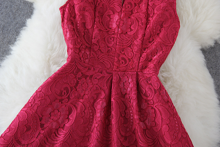 Noble Embroidery Sleeveless Dress on Luulla